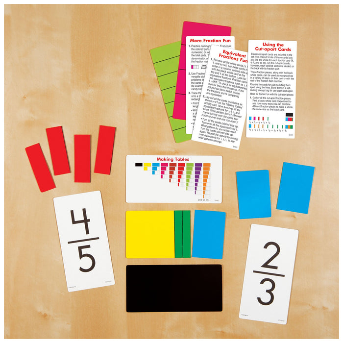 T53109 Flash Cards Fraction Fun Activity