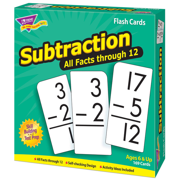 T53202 Flash Cards Subtraction Box Right