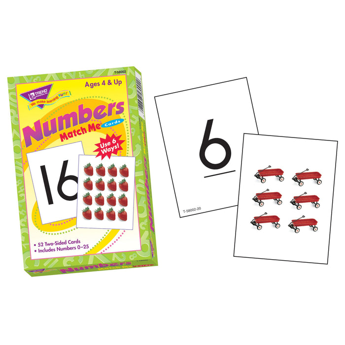 T58002 Matching Flash Cards Numbers