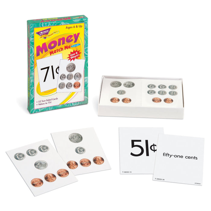 T58003 Matching Flash Cards Money