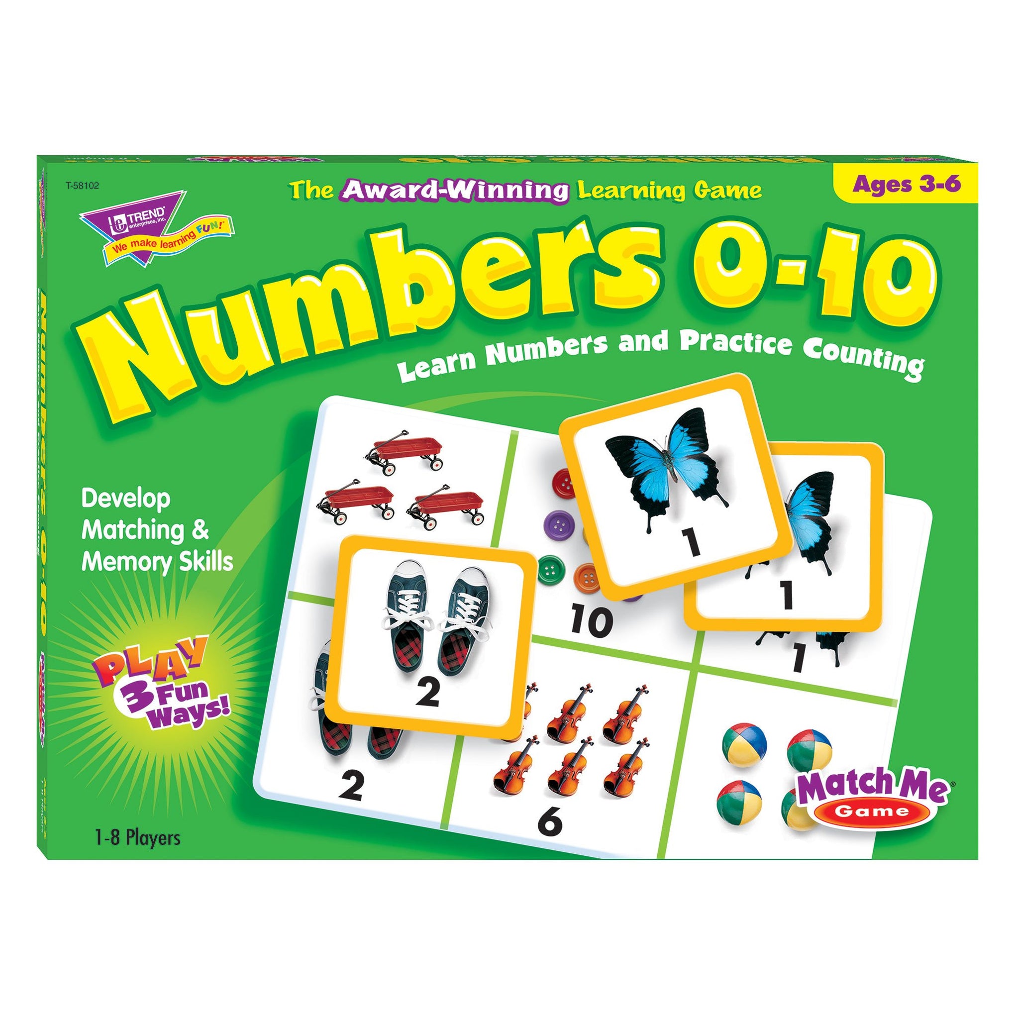Match Me® Games Numbers 0-10 T58102 — TREND enterprises