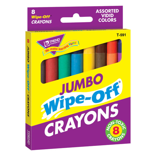 T591 Wipe Off Crayon Jumbo Box
