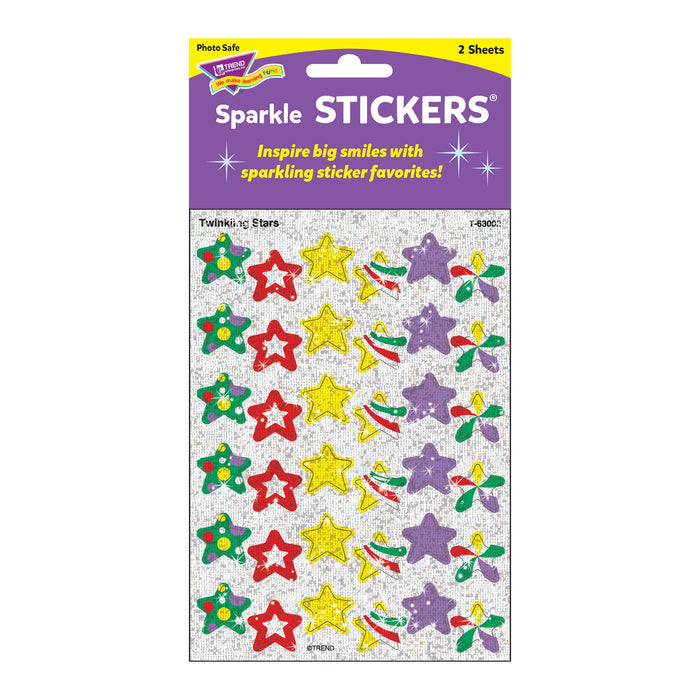 T63002 Stickers Sparkle Twinkle Stars Package