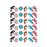 T63005 Stickers Sparkle Sea Life