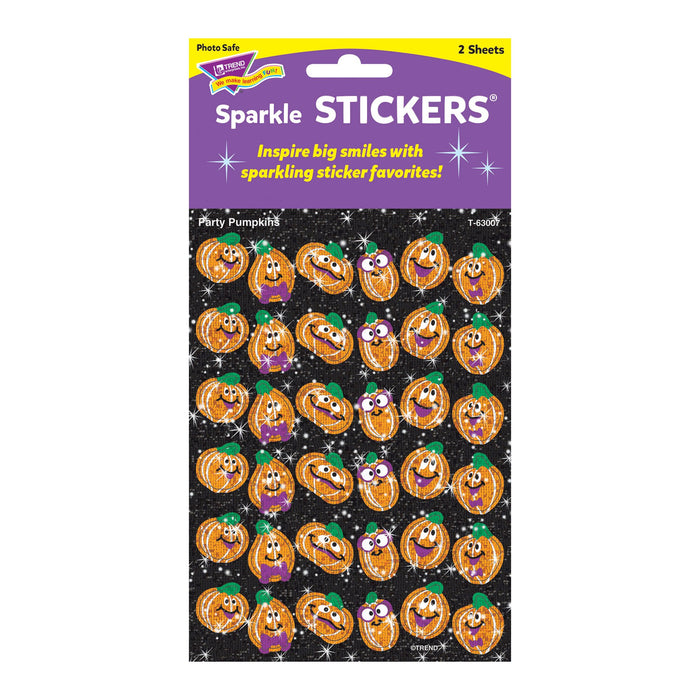 T63007 Stickers Sparkle Pumpkins Package
