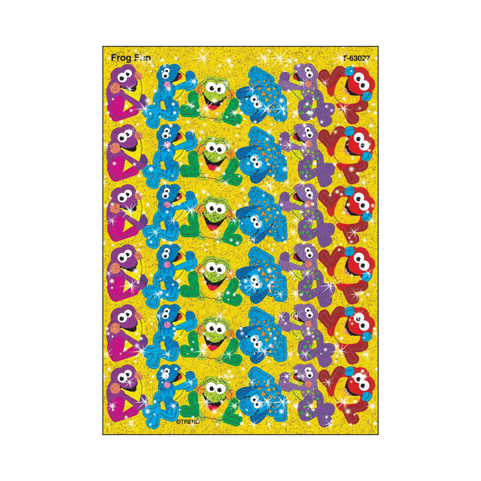 T63027 Stickers Sparkle Frog Fun