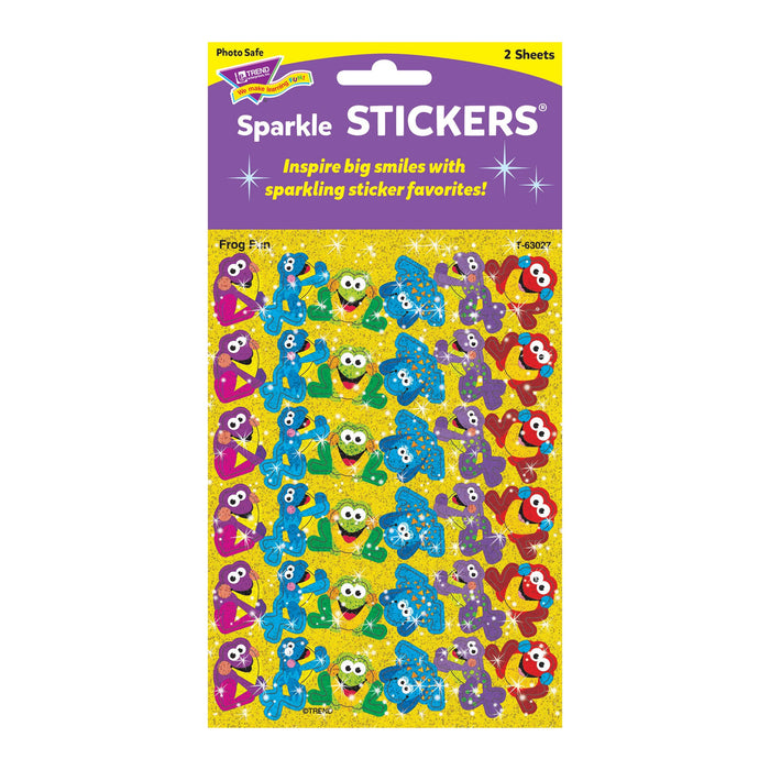 T63027 Stickers Sparkle Frog Fun Package