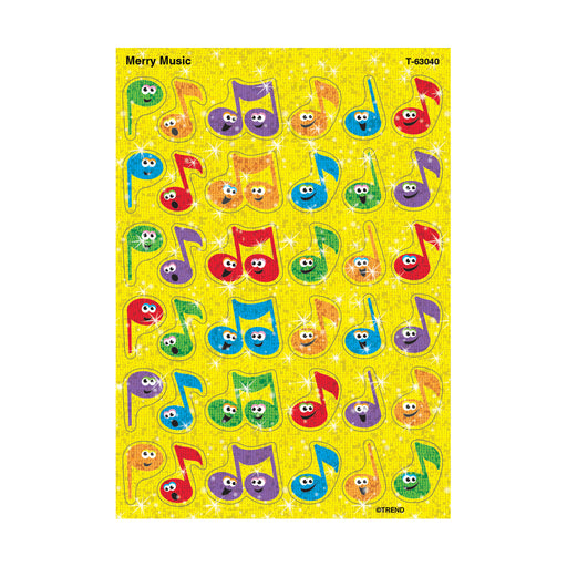 T63040 Stickers Sparkle Music Notes