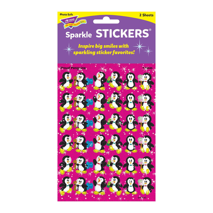 T63045 Stickers Sparkle Penguins Package