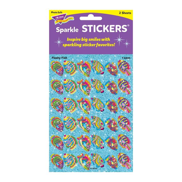 T63046 Stickers Sparkle Flashy Fish Package