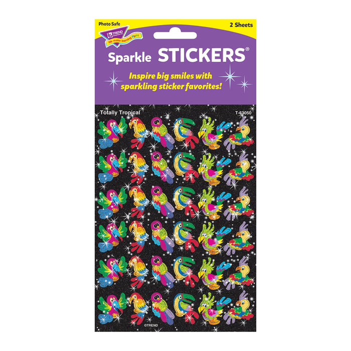 T63050 Stickers Sparkle Tropical Birds Package
