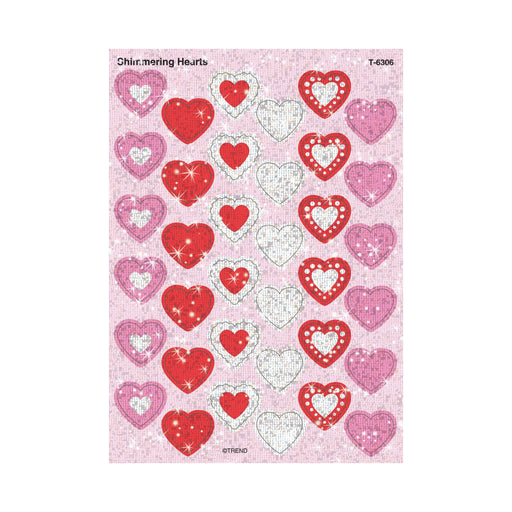 T6306 Stickers Sparkle Shimmer Hearts
