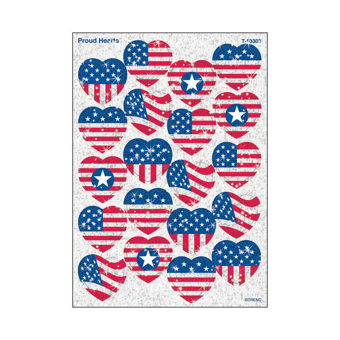 T63303 Stickers Sparkle Proud Hearts