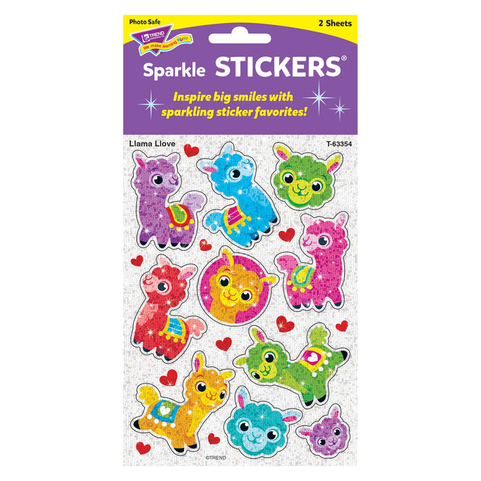 T63354 Stickers Sparkle Llama Llove Package