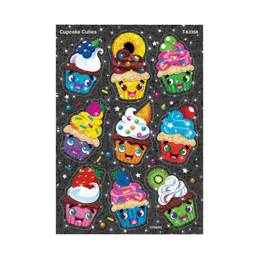 T63358 Stickers Sparkle Cupcake Cuties