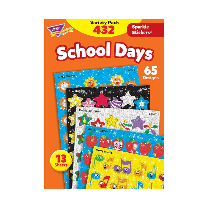 T63901 Sticker Variety Pack School Days
