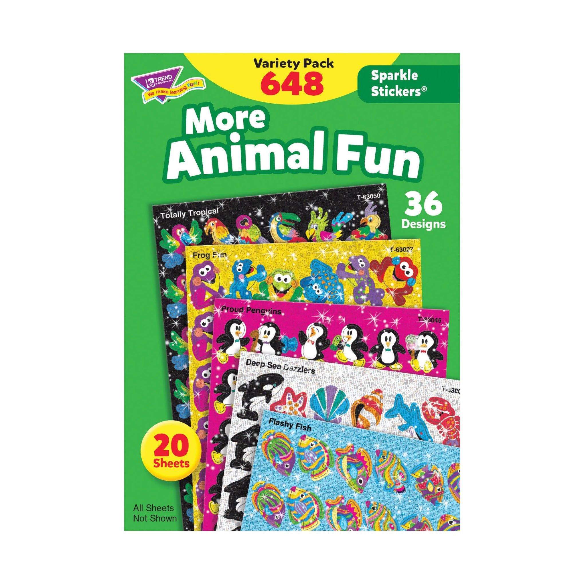 Sparkle Stickers® Variety Pack Animal Fun T63910 — TREND enterprises, Inc.