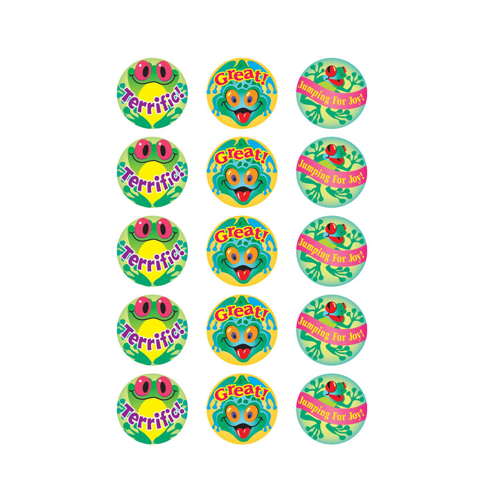 T6408 Stickers Scratch n Sniff Pineapple Frogs