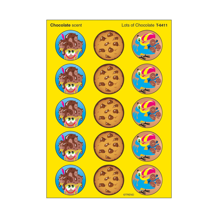T6411 Stickers Scratch n Sniff Chocolate