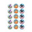 T6416 Stickers Scratch n Sniff Blueberry Sea Animals