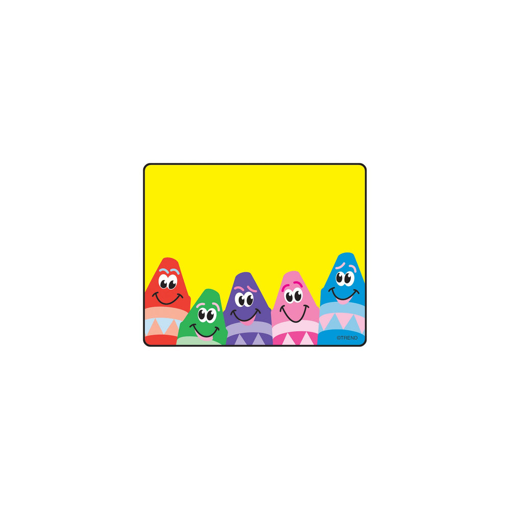 T68013 Name Tags Colorful Crayon