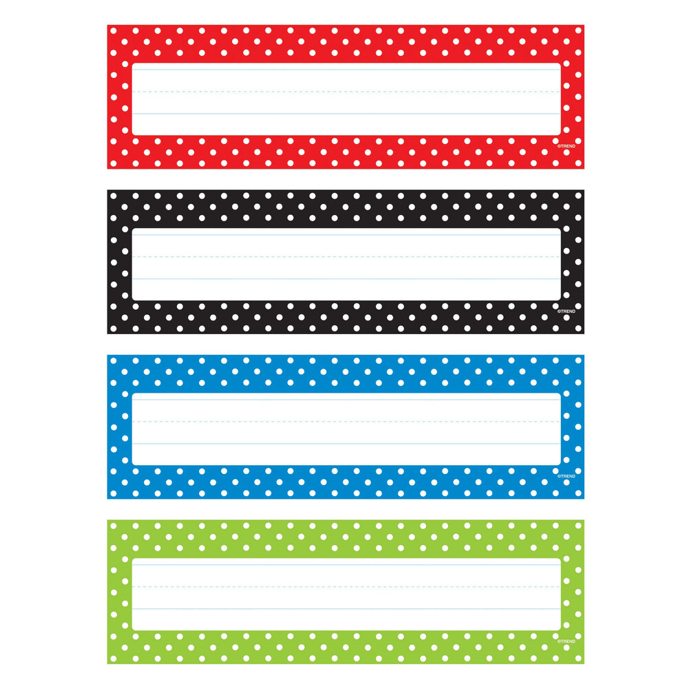 desk-toppers-name-plates-variety-pack-polka-dots-t69951-trend-enterprises-inc for Free Printable Polka Dot Labels Desk Toppers® Name Plates Variety Pack Polka Dots T69951 — TREND enterprises, Inc. for Free Printable Polka Dot Labels