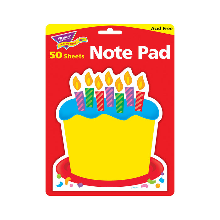 T72032 Note Pad Birthday Cake Package