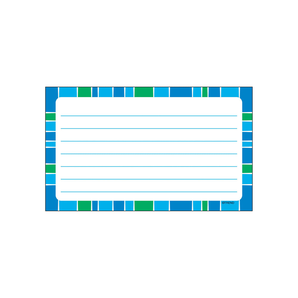T75303 Index Cards Cool Blue