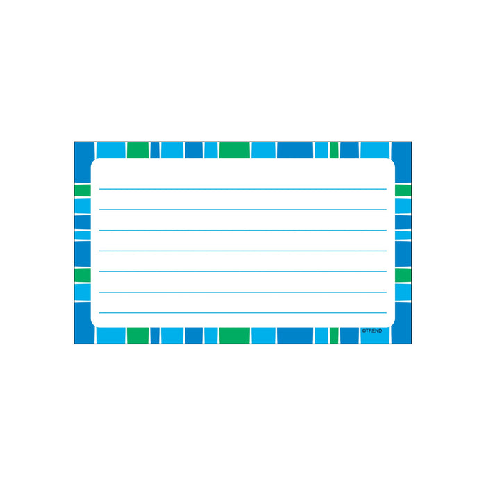 T75303 Index Cards Cool Blue