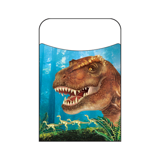 T77002 Library Pockets Realistic Dinosaurs