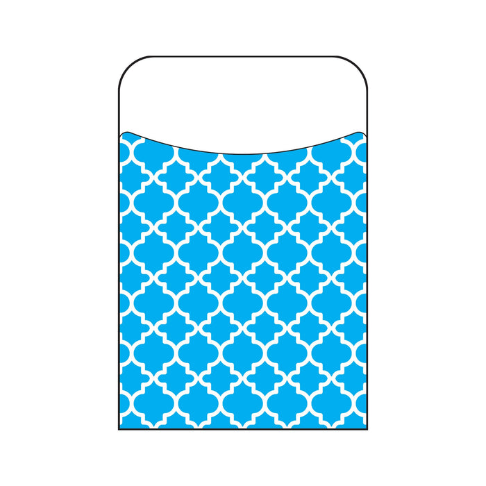 T77017 Library Pockets Moroccan Blue