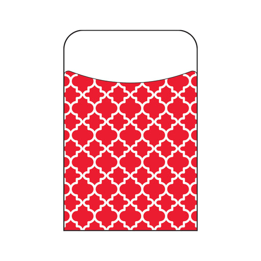 T77019 Library Pockets Moroccan Red