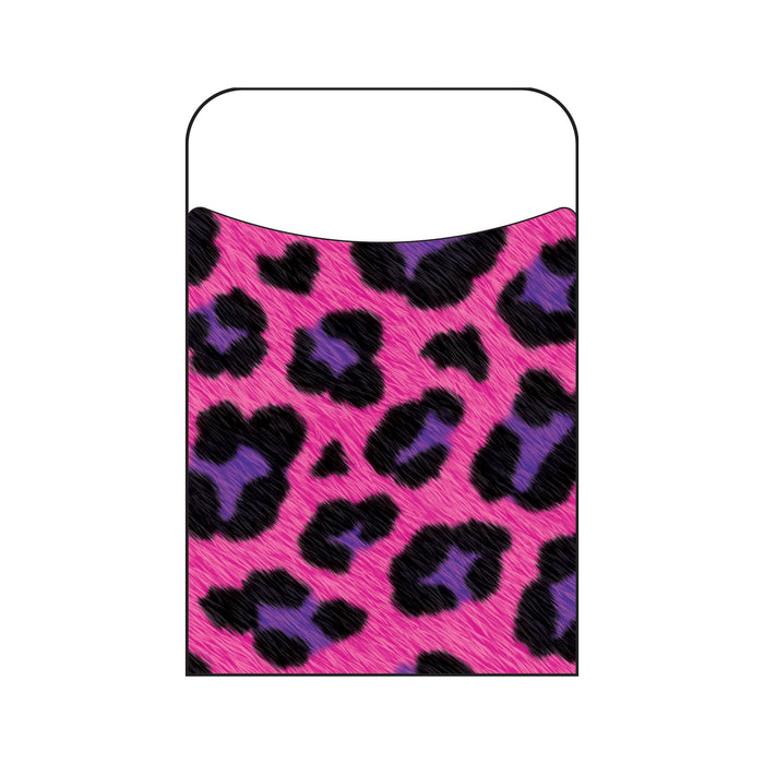 T77033 Library Pockets Leopard Pink