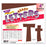 T79745 Letters 4 Inch Playful Chocolate Package