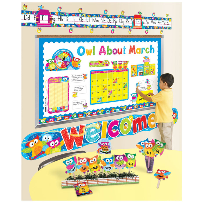 T79756 Letters 4 Inch Playful Colorful Pattern Classroom