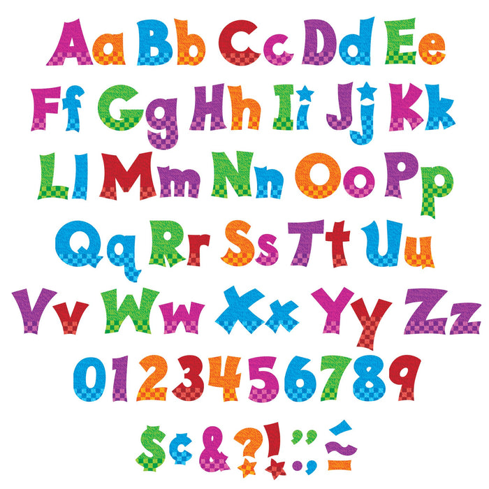 T79841 Letters 4 Inch Friendly Snazzy Alphabet