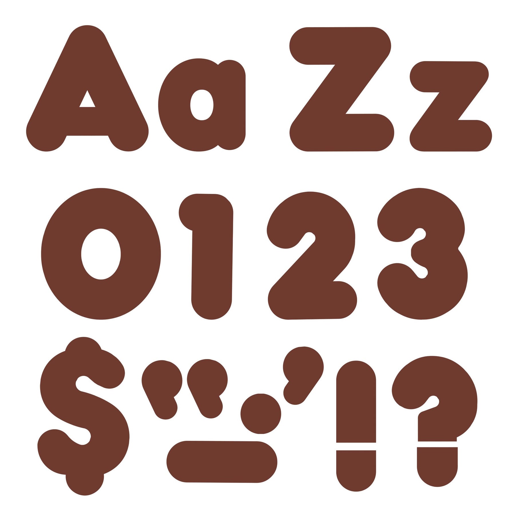 Chocolate Letters and Numbers - Products