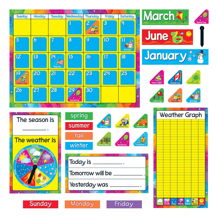 T8096 Bulletin Board Year Around Calendar