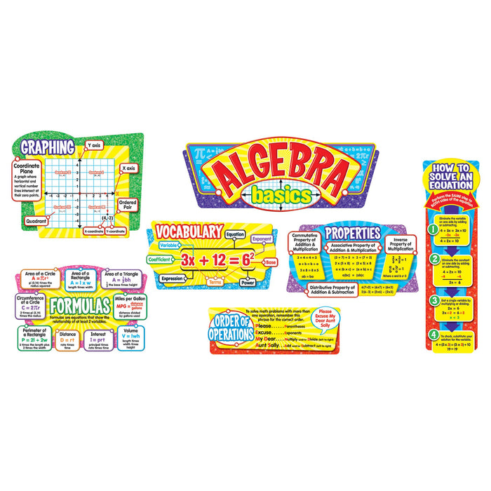 T8256 Bulletin Board Algebra Basics