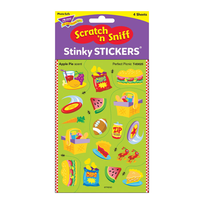 T83025 Stickers Scratch n Sniff Apple Pie Perfect Picnic Package