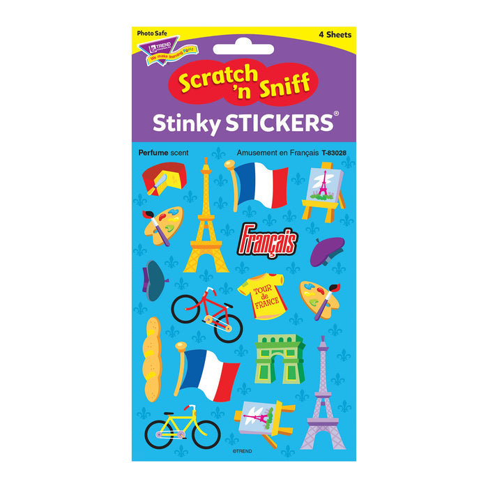 T83028 Stickers Scratch n Sniff Perfume French Amusement Package