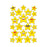 T83030 Stickers Scratch n Sniff Caramel Corn Emoji Stars