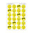 T83202 Stickers Scratch n Sniff Lemon Meringue Yellow Smile