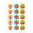 T83416 Stickers Scratch n Sniff Fruit Punch Crayons