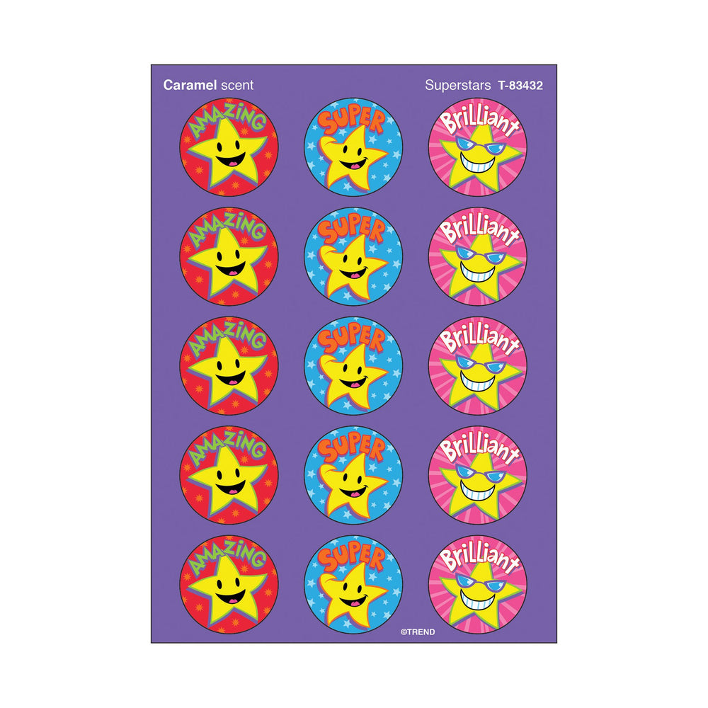 T83432 Stickers Scratch n Sniff Caramel Superstars