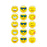 T83433 Stickers Scratch n Sniff Orange Emoji Cheer