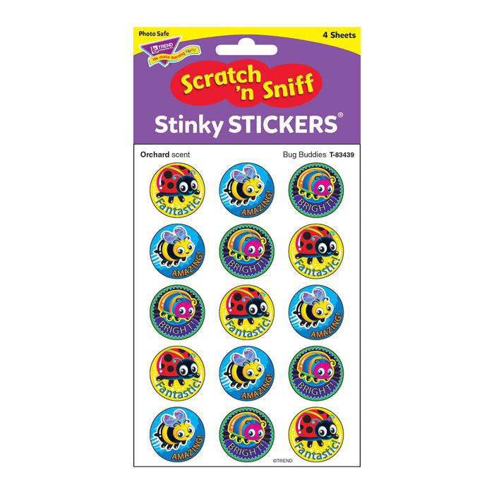 T83439 Stickers Scratch n Sniff Orchard Bug Buddies Package