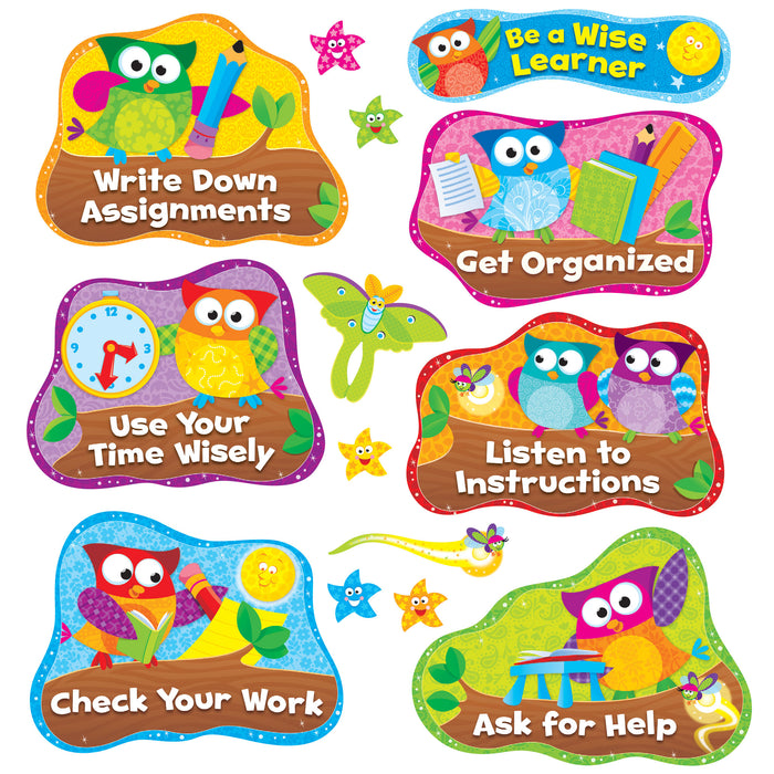 Owl-Stars!® Study Habits Bulletin Board Set