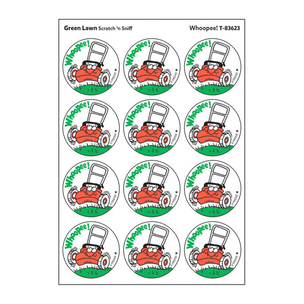 T83623-2-Stickers-Retro-Whoopee-green-lawn-mower