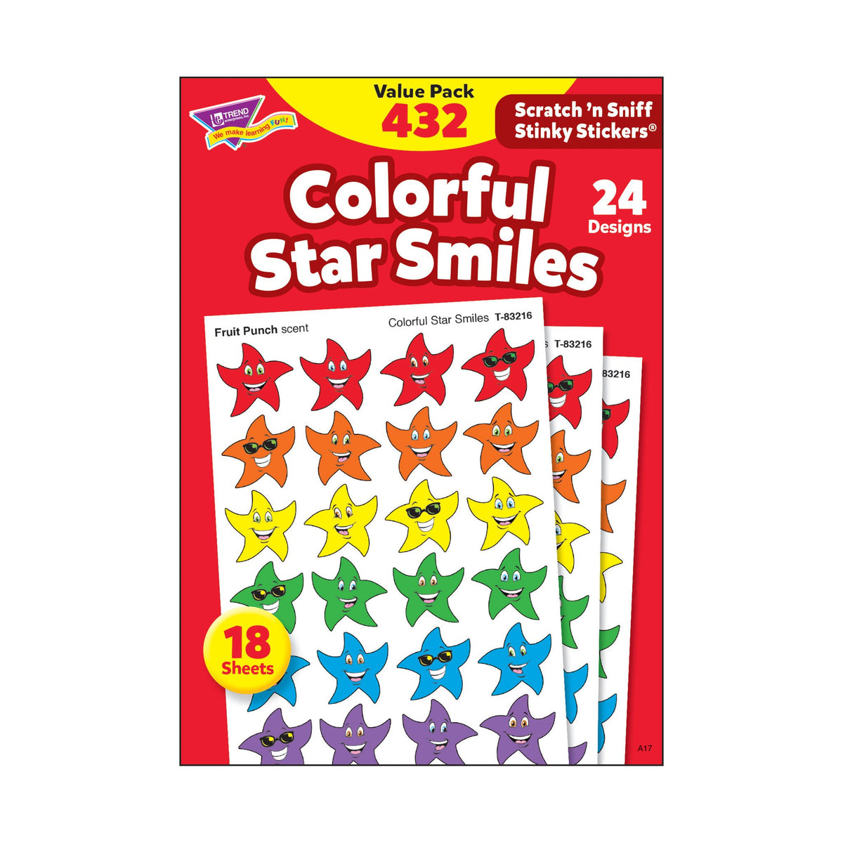 Star Brights Sparkle Stickers, 72 ct - T-6304